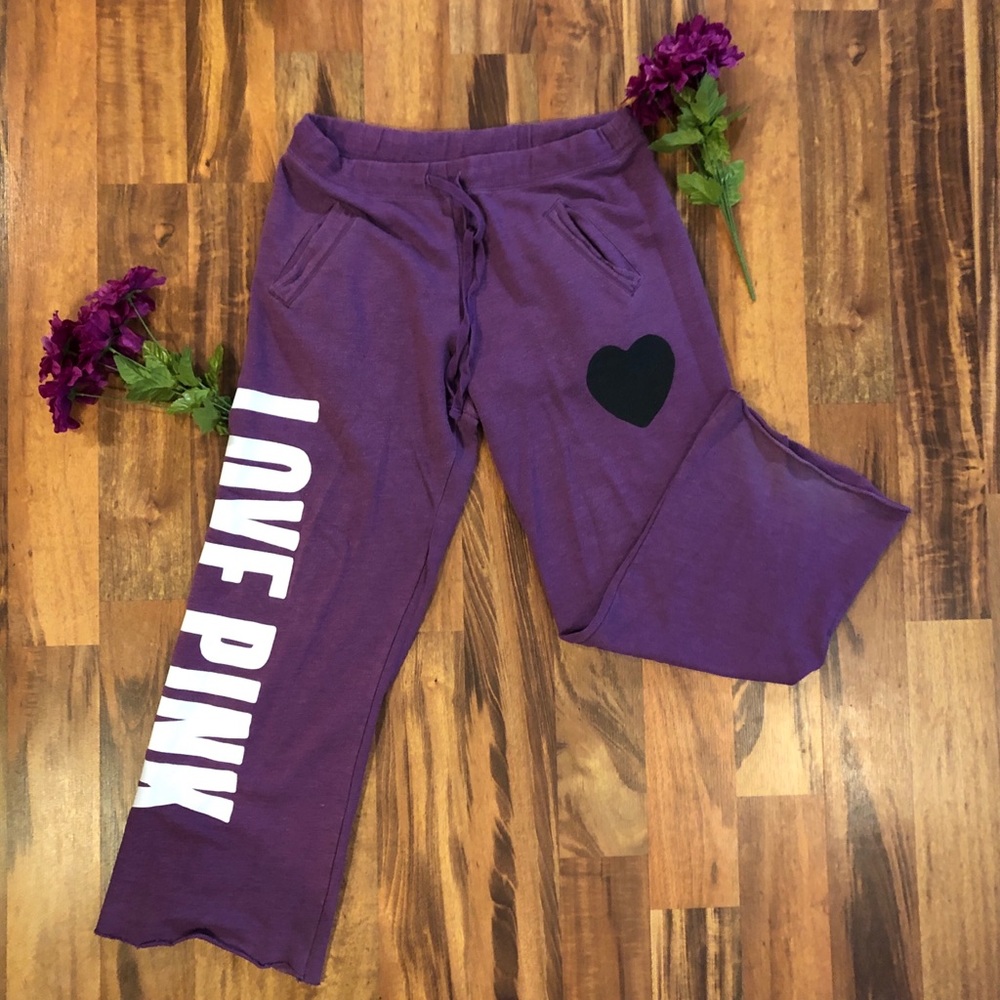 SOLD!!!!🎉PINK VS Purple BF sweats